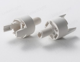 E14 Plastic Cap with Tail Thread