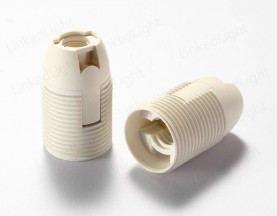 E12 Plastic Lamp Holder Full Thread