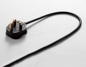 UK 3 Pin BS Rewirable Plug  (With 2 Core Round cable)