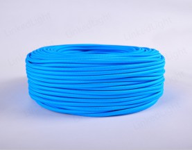 Fabric Textile 2/3 Core Round Cable Dark Blue