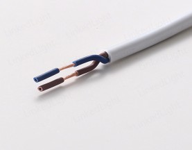 PVC 2 Core Round Jacket Flexible Cable 0.75-1.0mm²