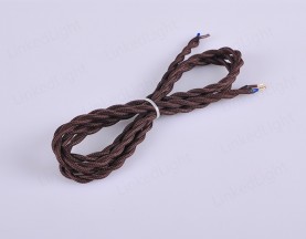Twisted Braided Wire Dark Brown
