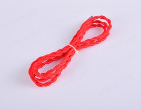 Twisted Braided Wire Red