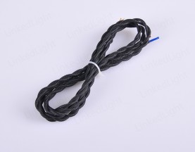 Twisted Braided Wire Black