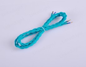 Twisted Braided Wire Teal