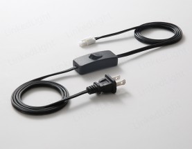 American Plug Cord Set with Switch and Connector