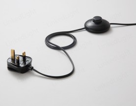 UK Plug Cord Set with Foot Switch