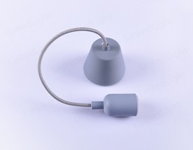 E27 Silicone Pendant Lamp  Gray