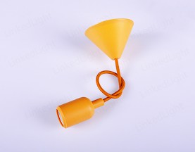 E27 Silicone Pendant Lamp  Coffee