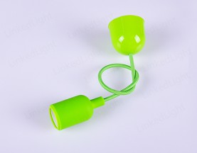 E27 Silicone Pendant Lamp  Apple Green