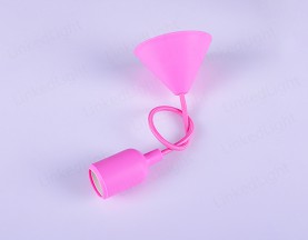 E27 Silicone Pendant Lamp  Pink