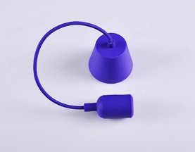 E27 Silicone Pendant Lamp  Purple