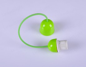 Plastic E27 DIY Pendant Lamp   Apple Green