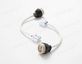 GU10 Lamp Holder with Cable and Connector