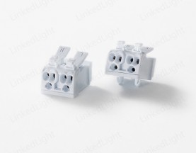 2 Pole Screwless Push Wire Cable Connector
