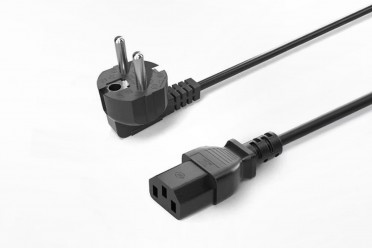 Schuko Plug Wire with C13 Connector Recommended